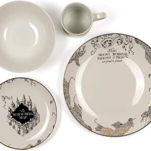 Harry Potter Marauder’s Map Porcelain Set