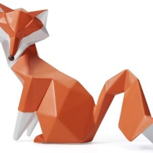 Haucoze Fox Statue: Modern Home Decor