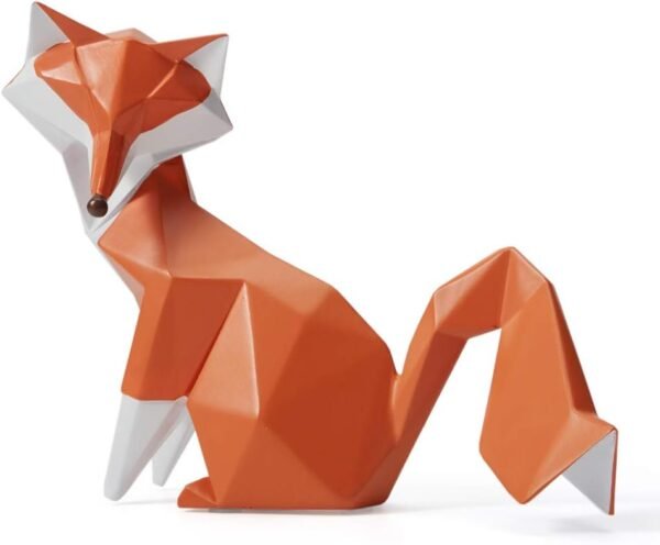 Haucoze Fox Statue: Modern Home Decor