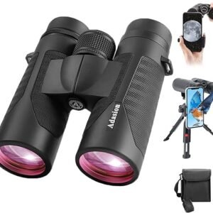 HD Binoculars with Phone Adapter and Tripod