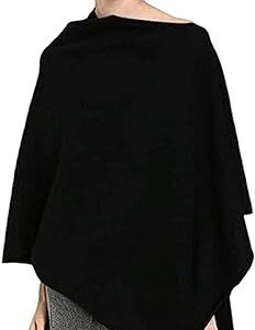 High-End Oversized Wool Cashmere Poncho