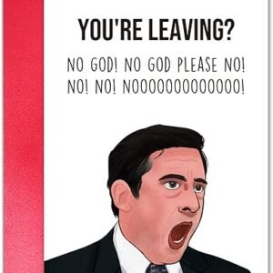 Hilarious Michael Scott Leaving Card