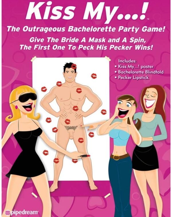 Hilynssher Bachelorette Party Favors Kiss My Game