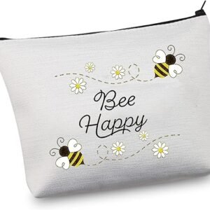 Honey Bee Makeup Bag - Bee Lover Gifts