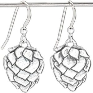 Hop Flower Earrings – Beer Lover’s Gift