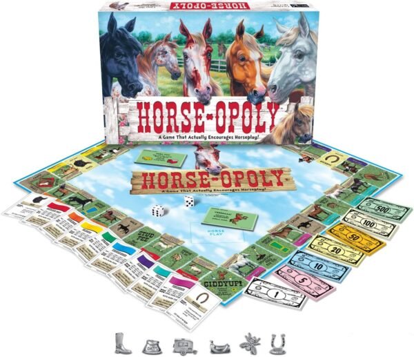 Horse-Opoly Board Game by Late For The Sky