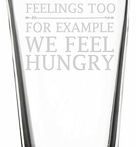 Hungry Pint Glass – Men’s Funny Gift