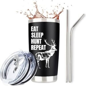 Hunting Gifts for Men | Large Travel Tumbler/Cup