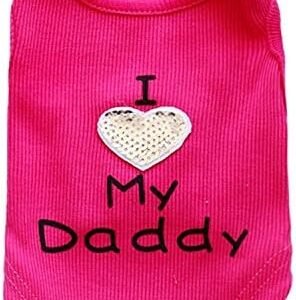 I Love My Daddy/Mommy Dog Shirt