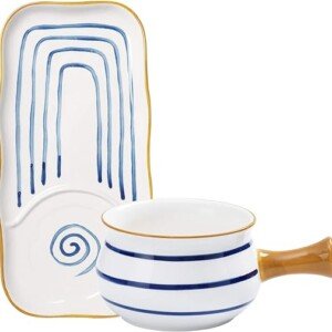 Individualized Breakfast Bowl Set with Handle