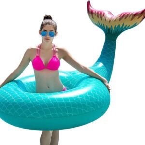 Inflatable Mermaid Tail Pool Float