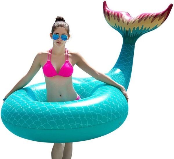 Inflatable Mermaid Tail Pool Float