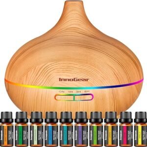 InnoGear Aromatherapy Diffuser & Essential Oils Set