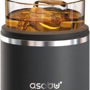 Insulated Whiskey Glass with Steel Sleeve
