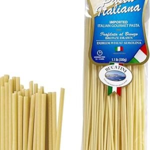 Italian Bucatini Pasta – Premium Organic 454g