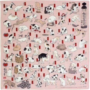 Japanese Ukiyo-e Furoshiki Wrapping Cloth