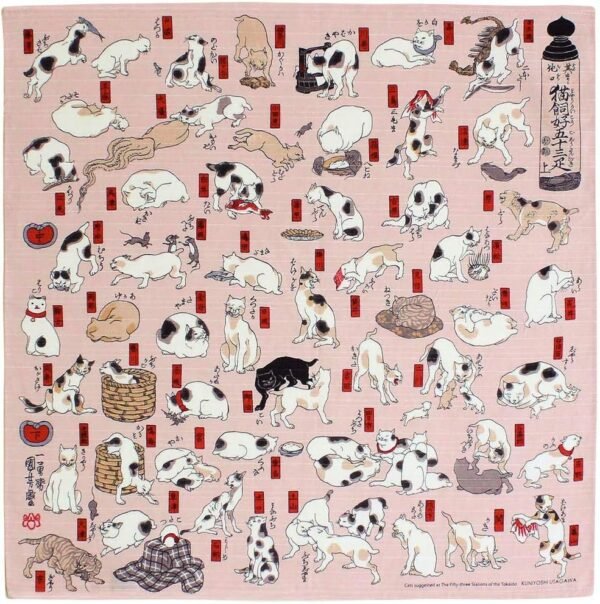 Japanese Ukiyo-e Furoshiki Wrapping Cloth