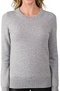 JENNIE LIU Cashmere Crew Neck Sweater