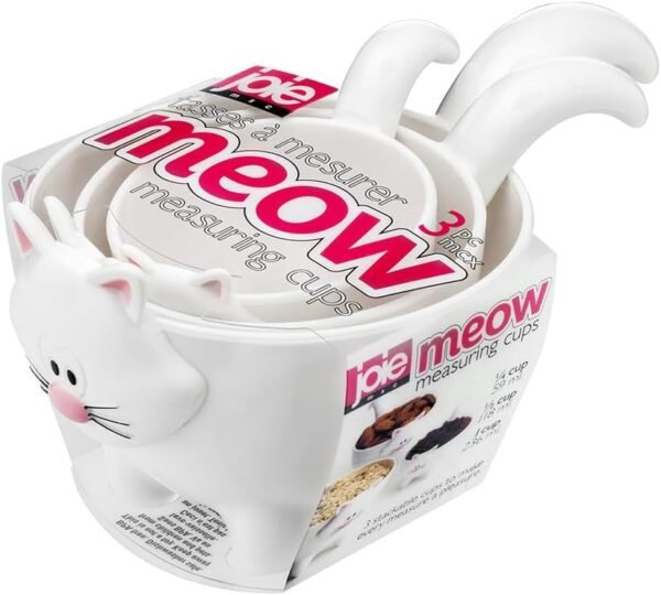 Joie Meow Kitchen Measuring Cups Set