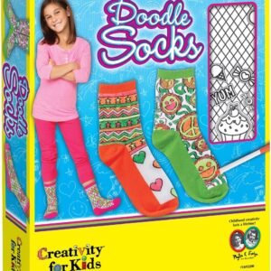 Kids' Doodle Socks - Color 3 Pairs