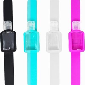 KINIA Hand Sanitizer Wristband Dispenser (4-Pack)