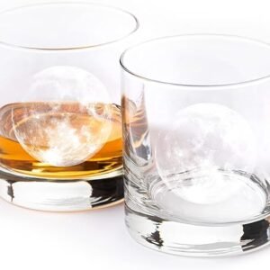 Lantern Whiskey Glasses – Moon Rock Set