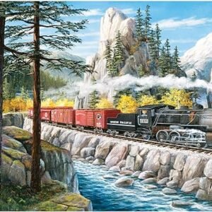 Large Piece Steam Train Puzzle for Seniors