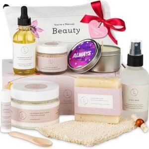 Lizush Lavender Spa Gift Set for Women