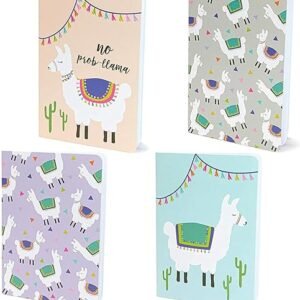 Llama Journal Notebooks: Party Favors (12-Pack)