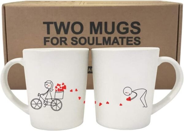 Love Couple Coffee Mugs - Perfect Anniversary Gift