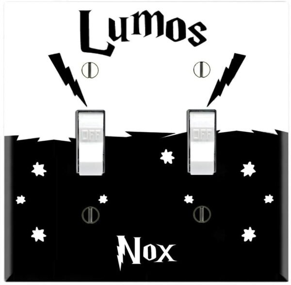 Lumos Nox Double Toggle Wall Plate