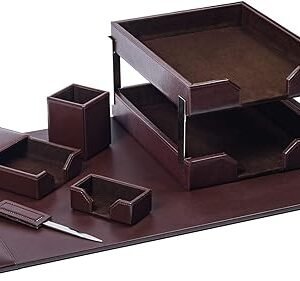 Luxury Leather Desk Organization Set