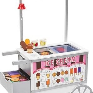 M&D Wooden Snacks & Sweets Food Cart