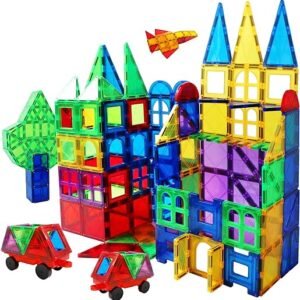 MAGBLOCK Magnet Building Tiles – 130 Pcs