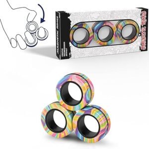 Magnetic Rings Fidget Toy Set