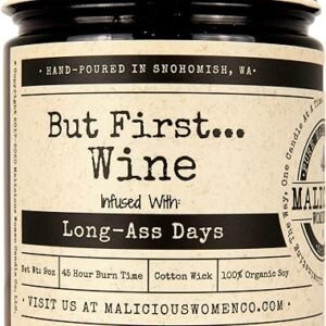 Malicious Women Cabernet Wine Infused Candle