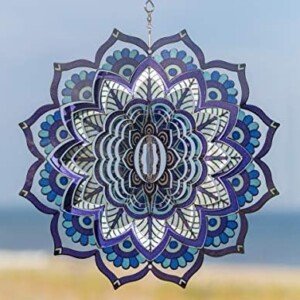 Mandala Wind Spinner - Garden Metal Decoration