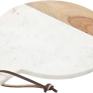 Marble and Wood Cheese Board