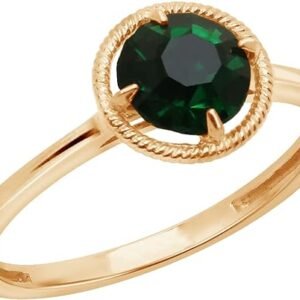 March Birthstone Ring in 10k Gold