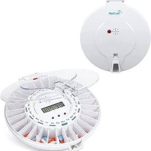 Med-E-Lert Locking Pill Dispenser with 28 Slots
