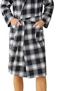 Men’s Flannel Robe by Latuza