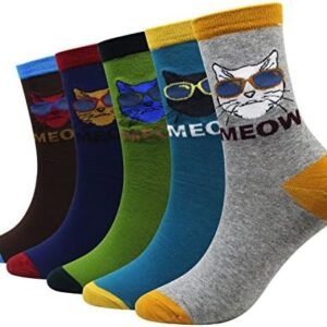Men's Fun Animal Crew Socks