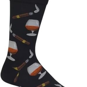 Men’s Fun Cocktail Drinks Crew Socks