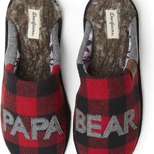 Men's Papa Bear Christmas Slipper