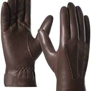 Men’s Winter Leather Driving Gloves