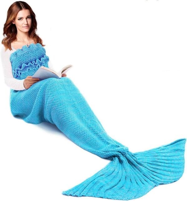 Mermaid Tail Blanket for Kids and Adults