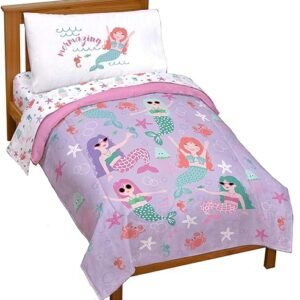 Mermaizing 4 Piece Toddler Bed Set