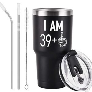 Middle Finger Mug Tumbler, Turning 40