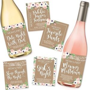 Mommy's Milestone Stickers or Wine Labels
