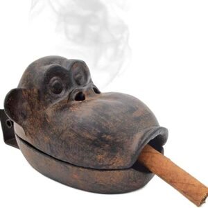 Monkey Cigar Ashtrays: Outdoor-Indoor Home Decor